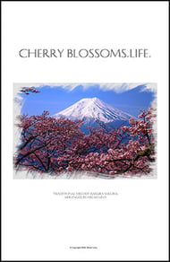 Cherry Blossoms. Life. (Sakura, Sakura) Concert Band sheet music cover Thumbnail